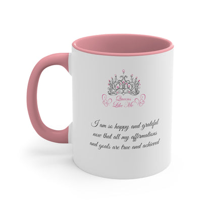 Affirmations and Goals Coffee Mug, 11oz