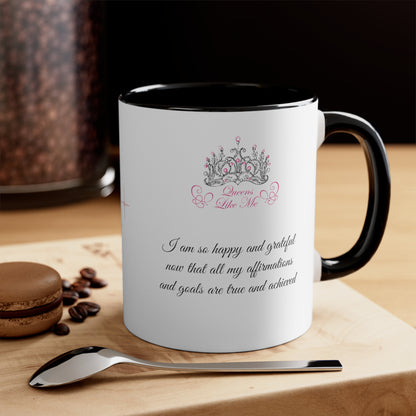 Affirmations and Goals Coffee Mug, 11oz